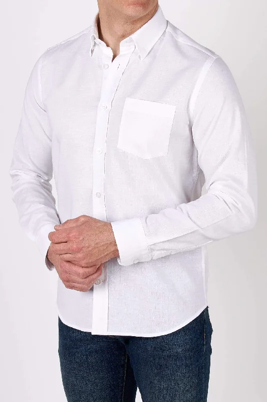 White Linen Shirt