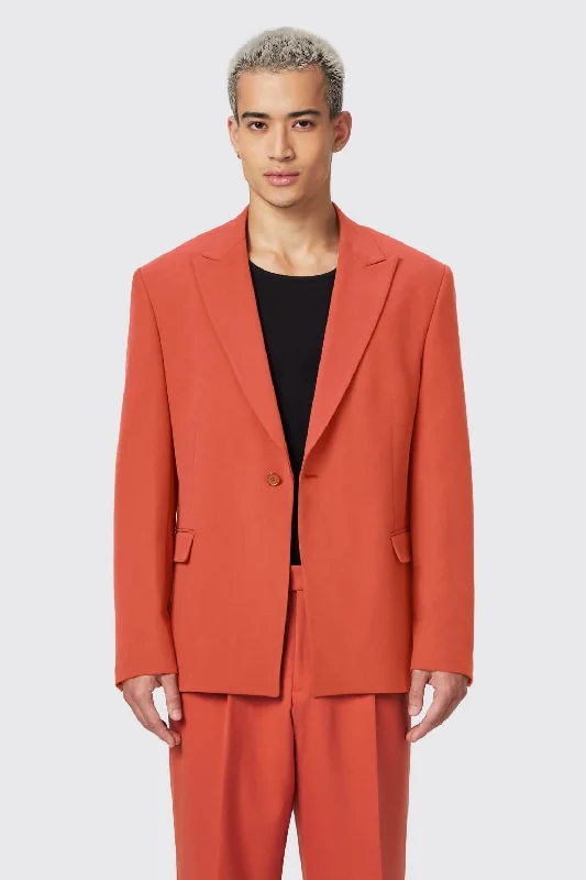 Lavoir Oversized Burnt Orange Jacket - ARCHIVE