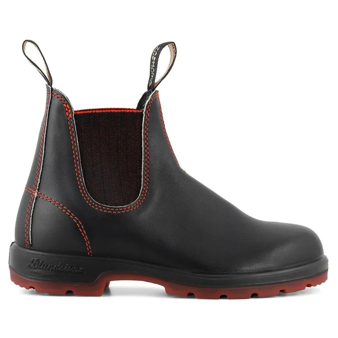 Blundstone 2342 Black Red Chelsea Boots