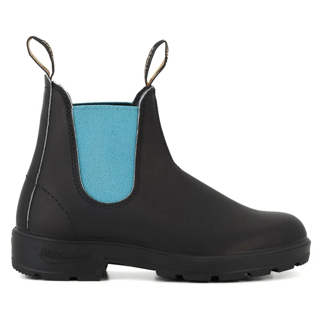 Blundstone 2207 Black Blue Slip On Chelsea Boots