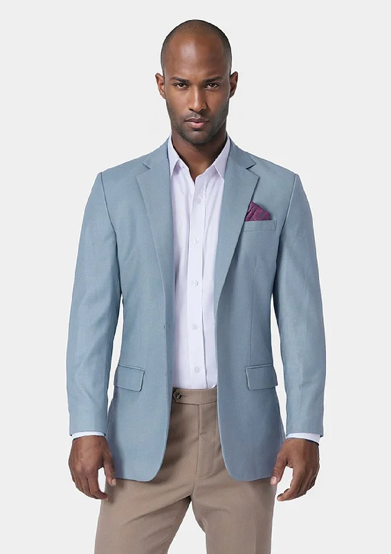 Astor Ice Blue Twill Jacket