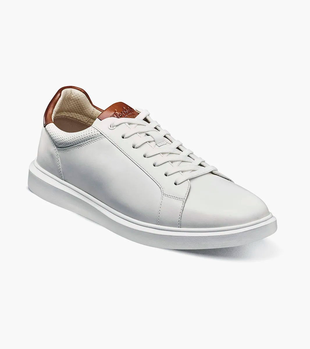 Florsheim Men Social Lace To Toe Sneaker Shoe-White