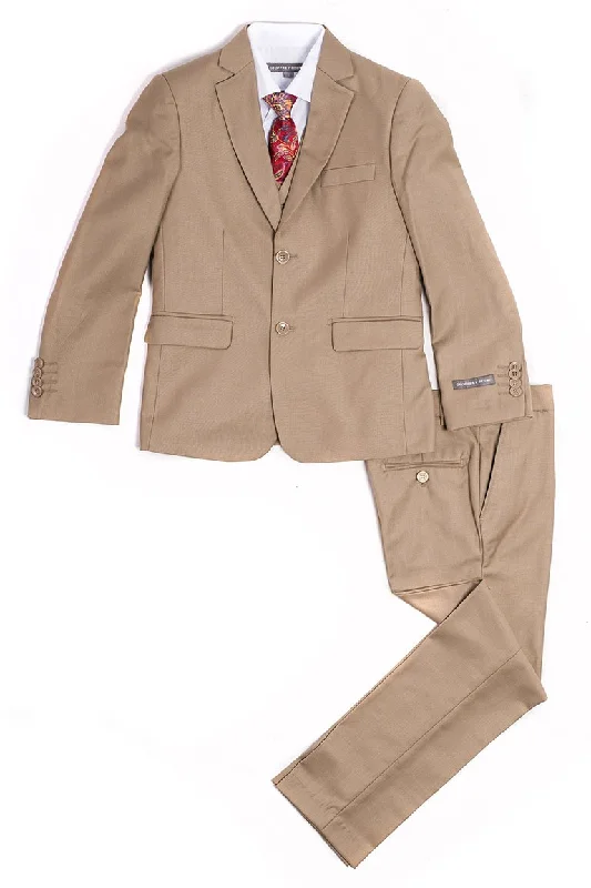 "Austin" Kids Tan 5-Piece Suit (Geoffrey Beene / AXNY)