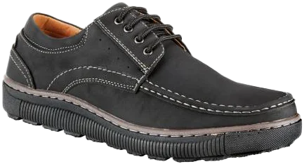 Men's Smart Casual Lace Up Shoes in Black