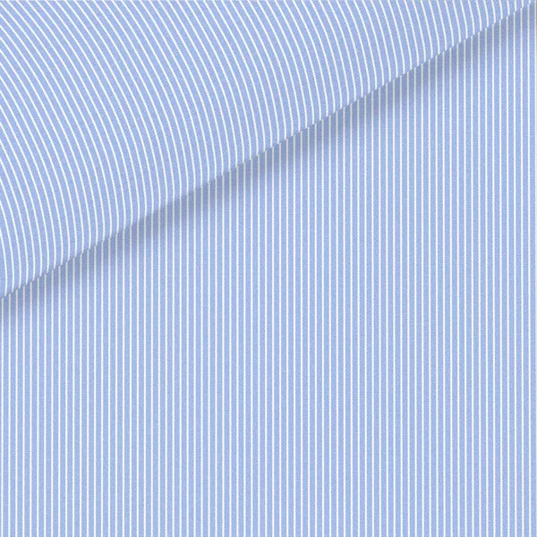 Blue Stripe Broadcloth Dress Shirt