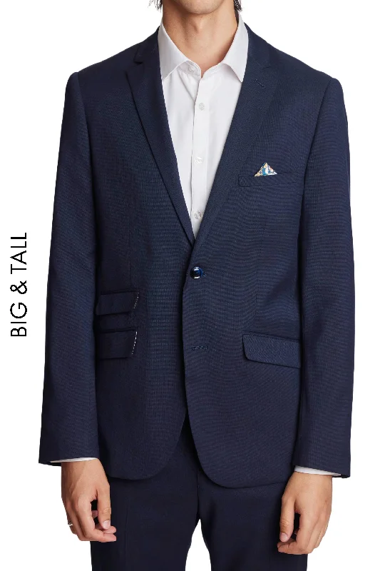 Big & Tall Dover Notch Jacket - Naval Blue