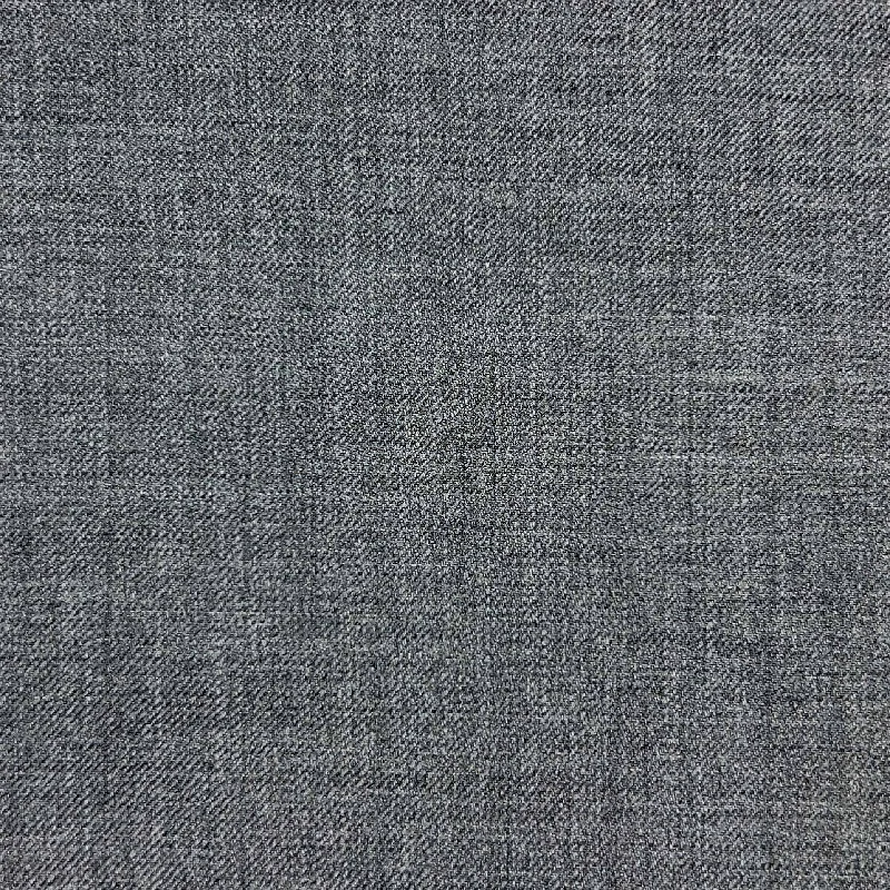 Heather Grey Plain Weave With Comfort Stretch