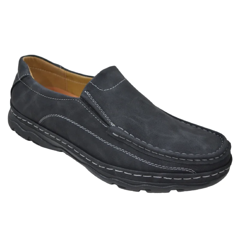 Men's Black Casual Slip On Loafer Shoes