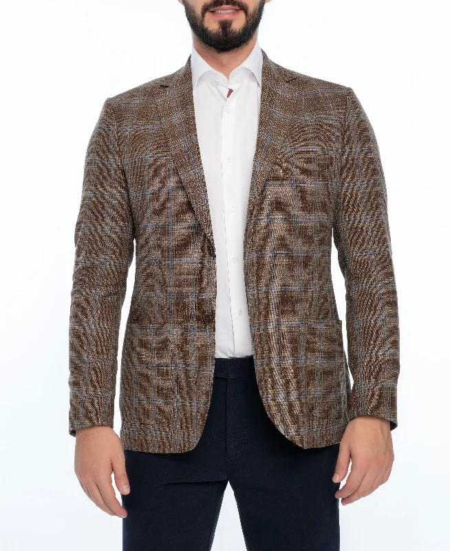 MANCHESTER REGULAR FIT PLAID SPORT COAT