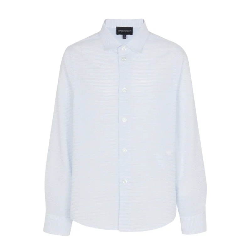 Emporio Armani Boys Pale Blue Dress Shirt_3L4CJD-F9A8