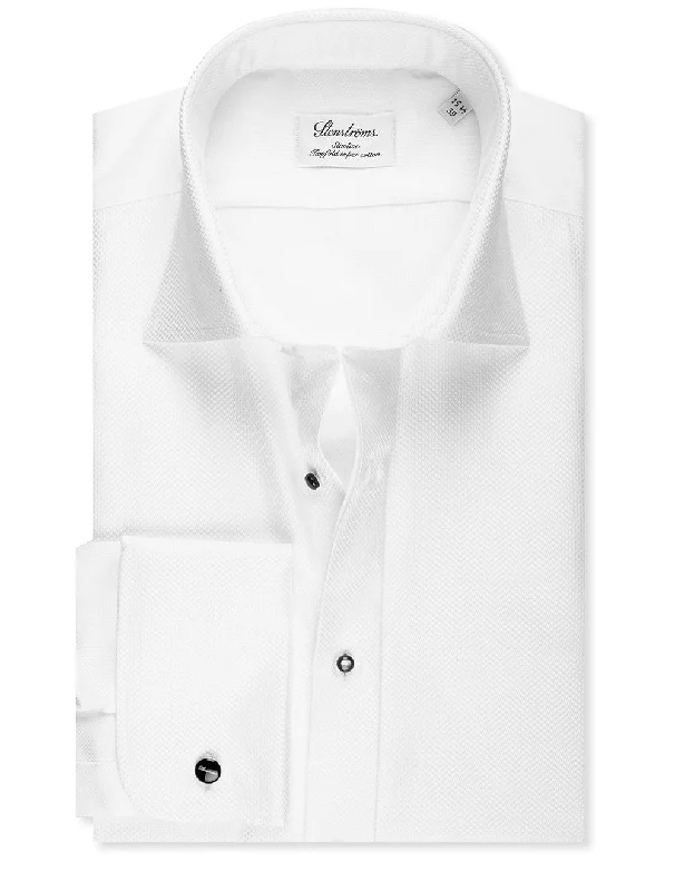 White Evening Slim Fit Shirt