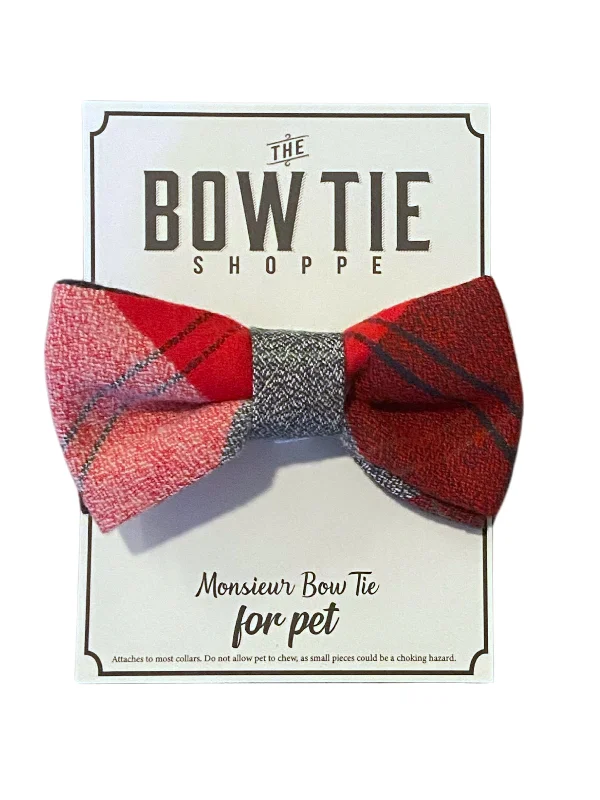 Monsieur Pet Bow Tie - Giant Americana Check