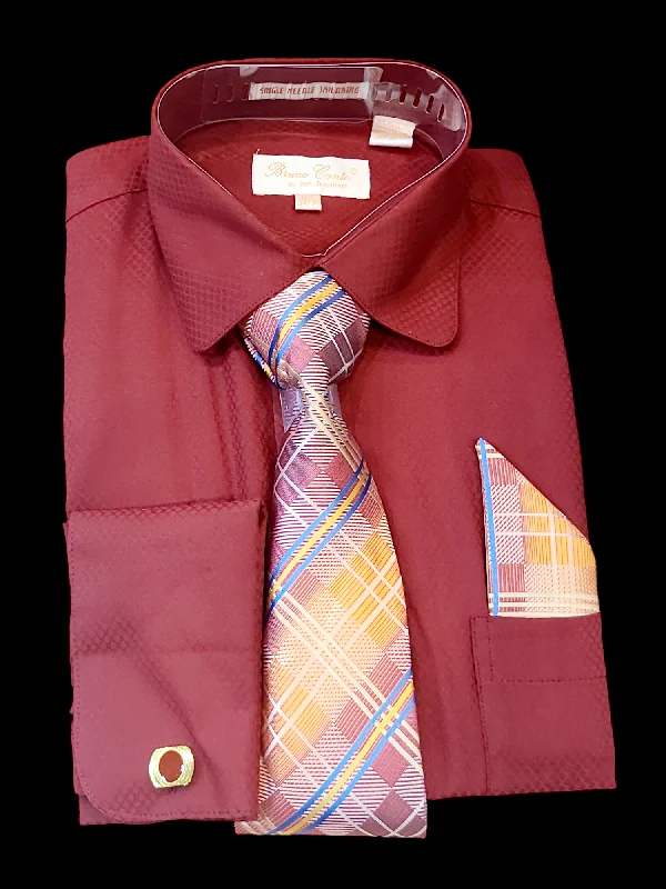 Bruno conte French cuff shirt combo