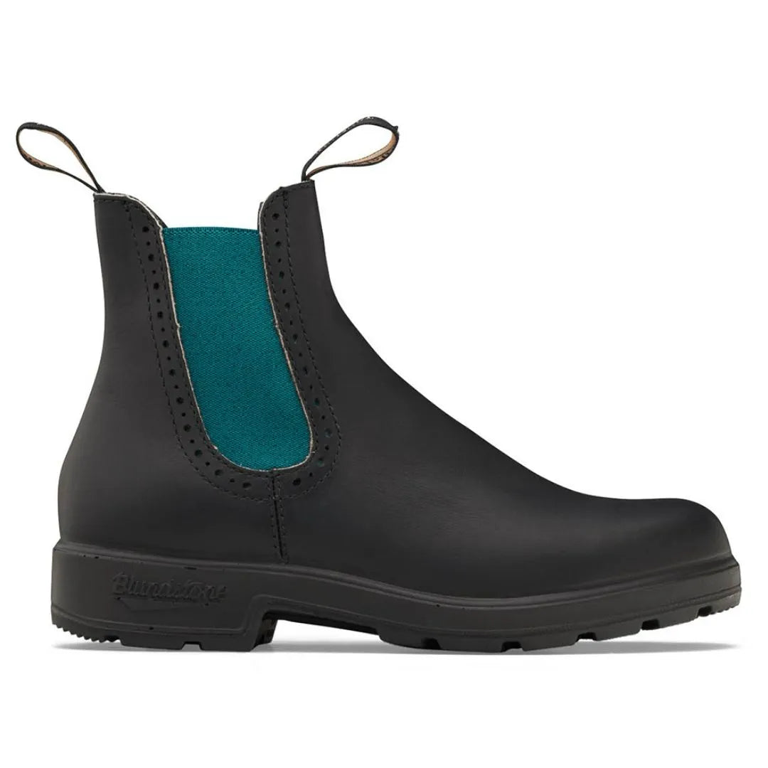 Blundstone 2320 Black Teal High Top Chelsea Boots