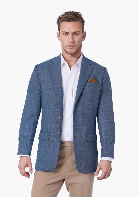 Thompson Sky Blue Windowpane Jacket