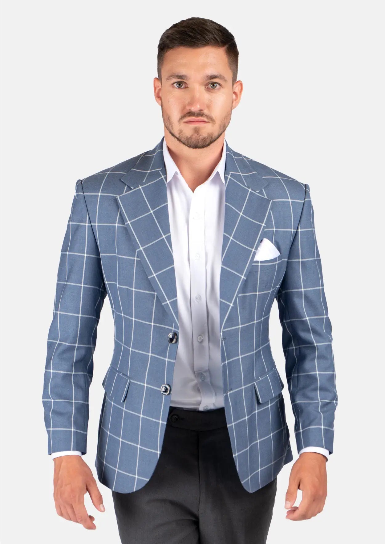 Ellis Blue Windowpane Jacket