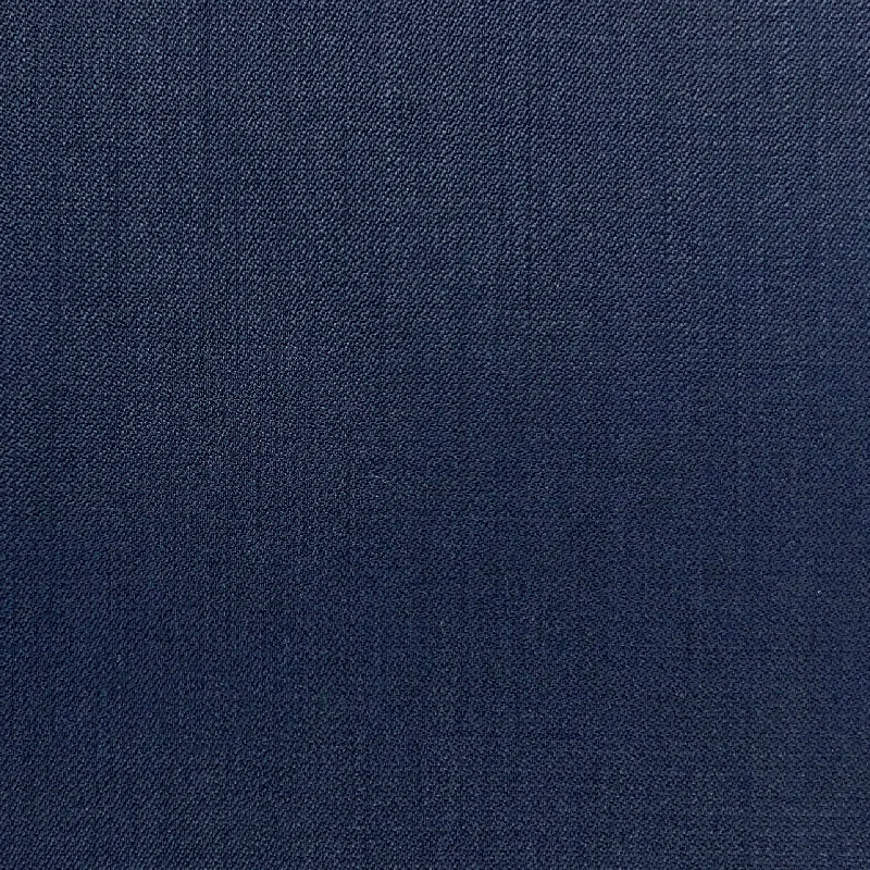 Dark Stone Blue Plain Weave With Comfort Stretch