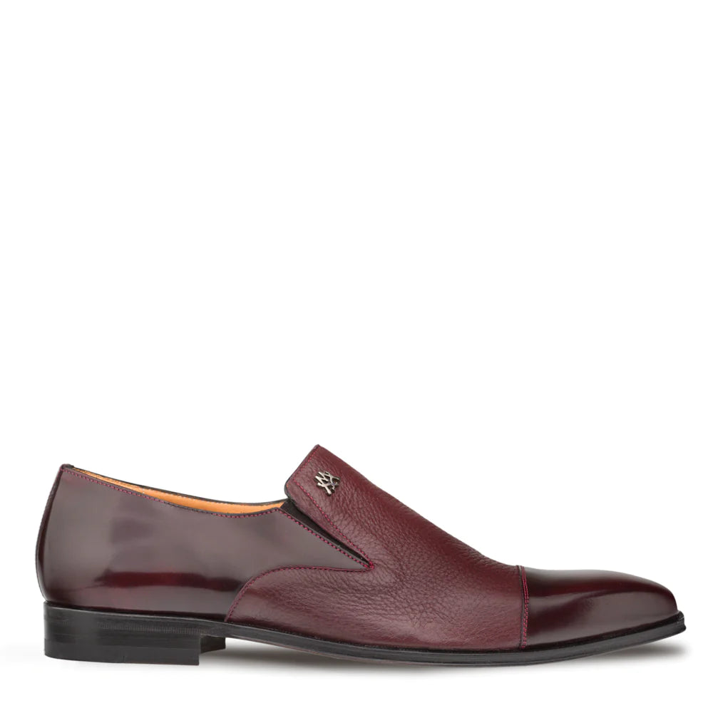 Mezlan Milani Slip on Italian Loafer Shoe - Burgundy