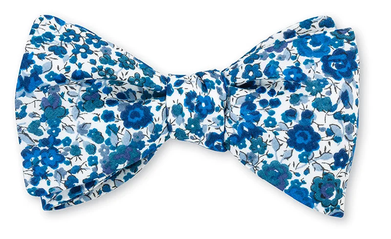 Blue Emma & Georgina Liberty London Bow Tie - B5299