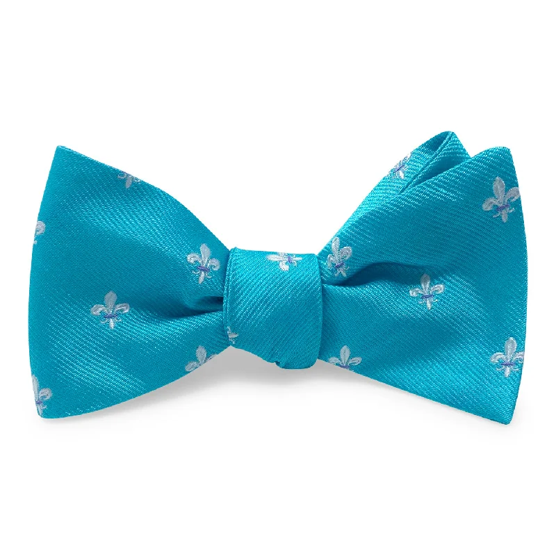 Fleur de Lis: Bow - Aqua