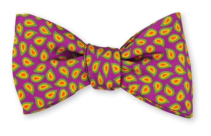 Purple Morrell Pine Bow Tie - B5369