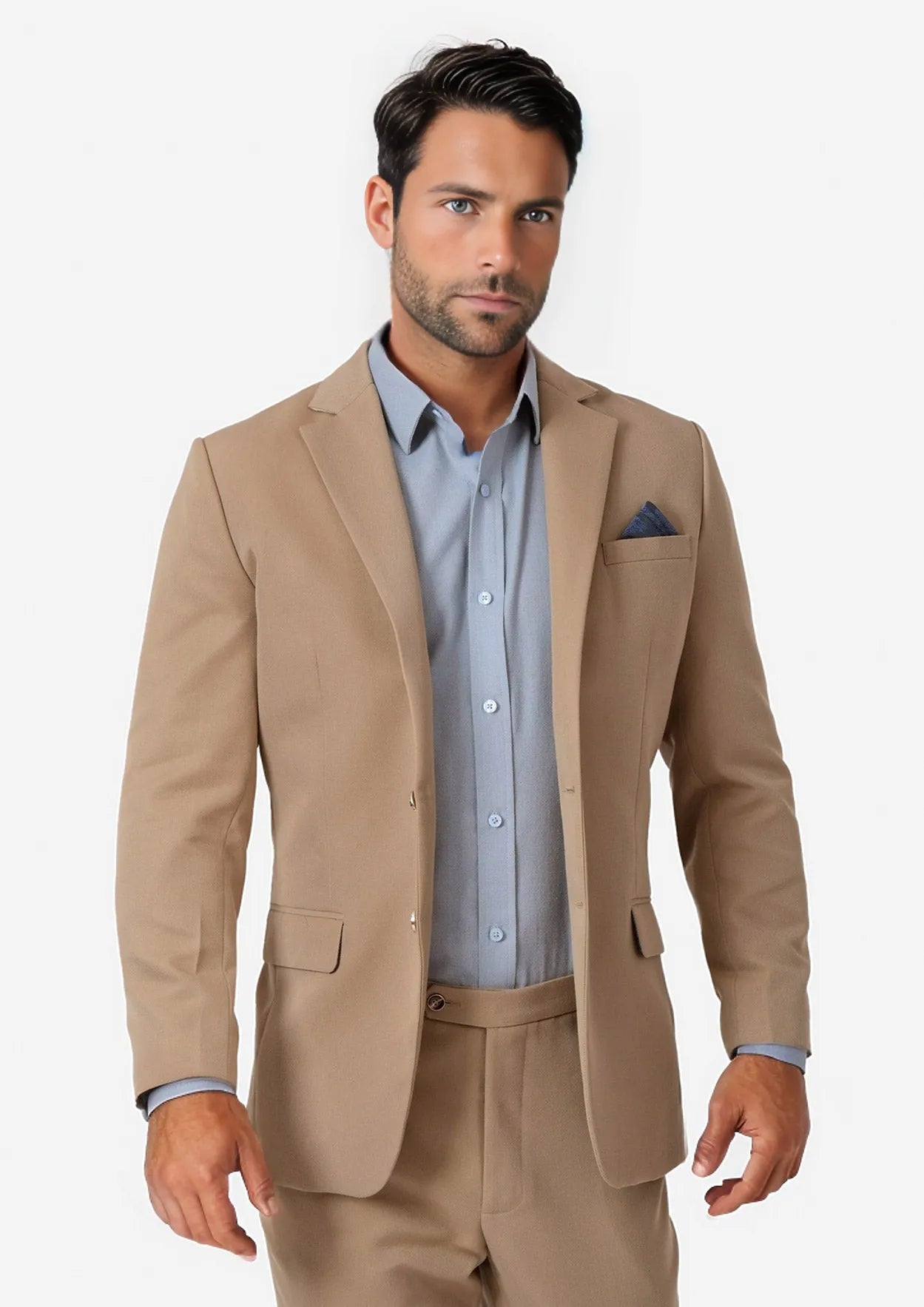 Astor Camel Cotton Suit