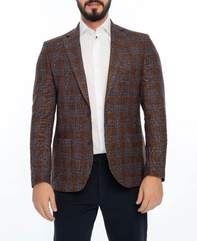 MARION REGULAR FIT PLAID SPORT COAT