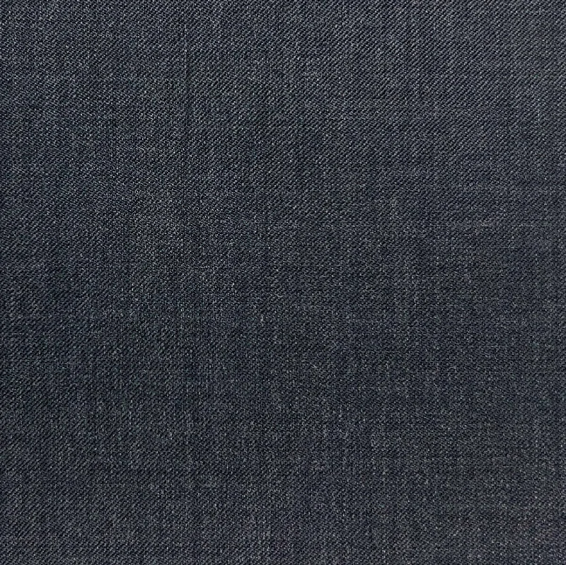 Charcoal Grey Plain Weave With Comfort Stretch