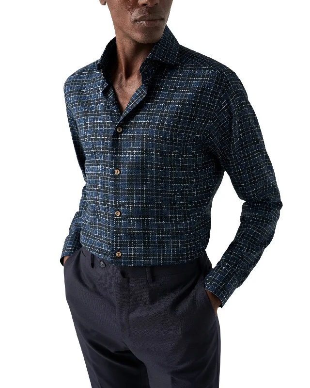 Slim Fit - Check Merino Wool Shirt