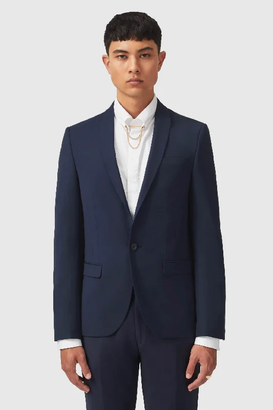 Ellroy Skinny Fit New Navy Jacket