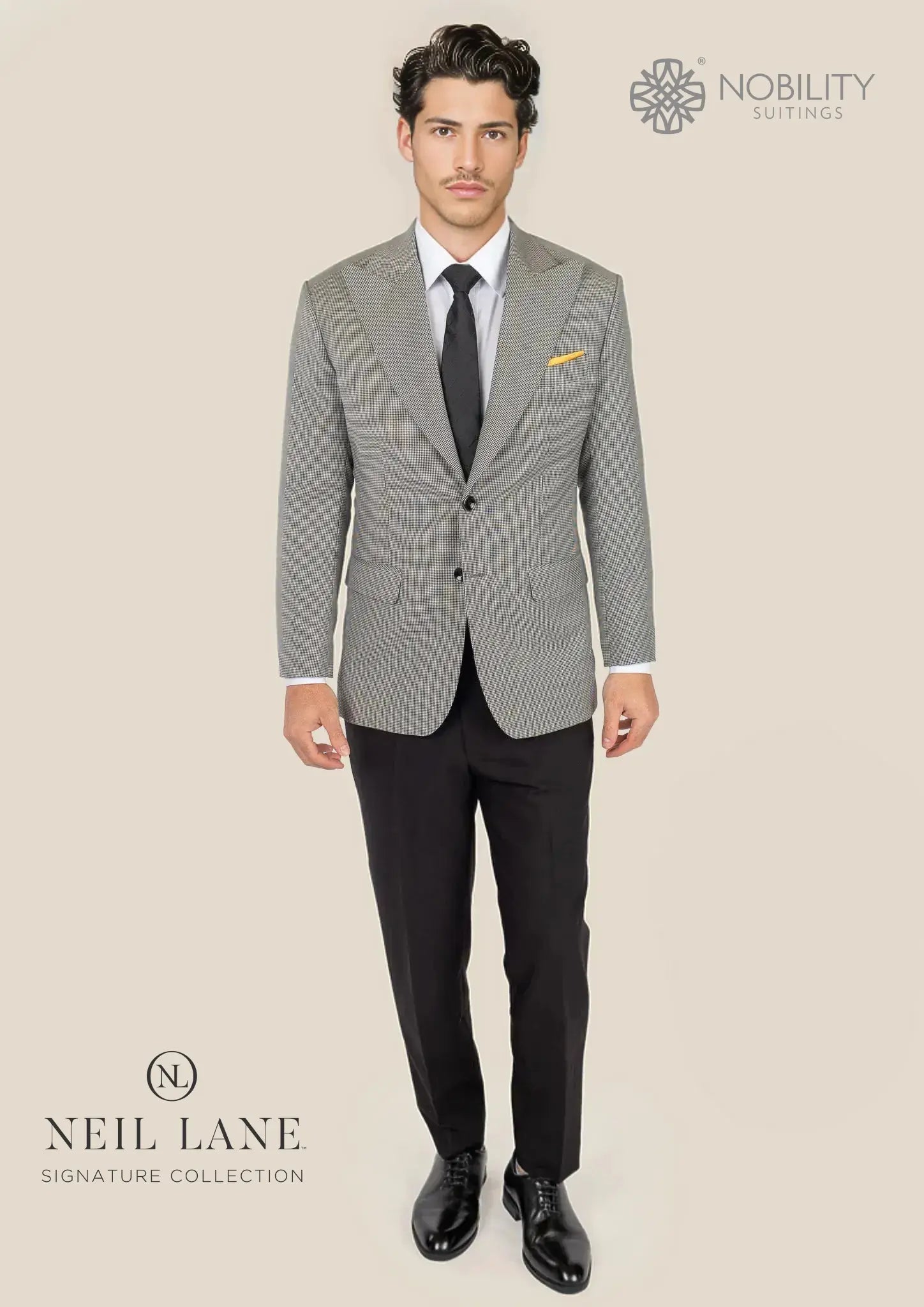 Hudson Grey Houndstooth Jacket