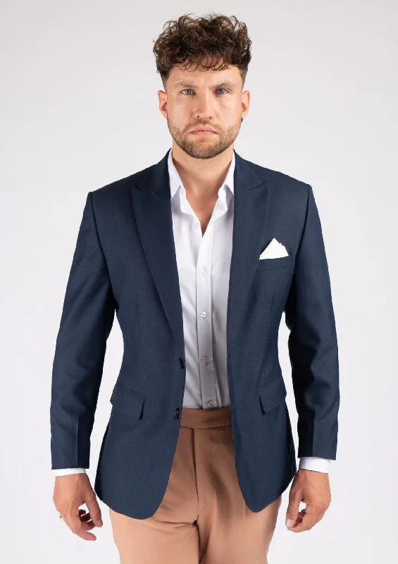 Bryant Navy Sharkskin Jacket