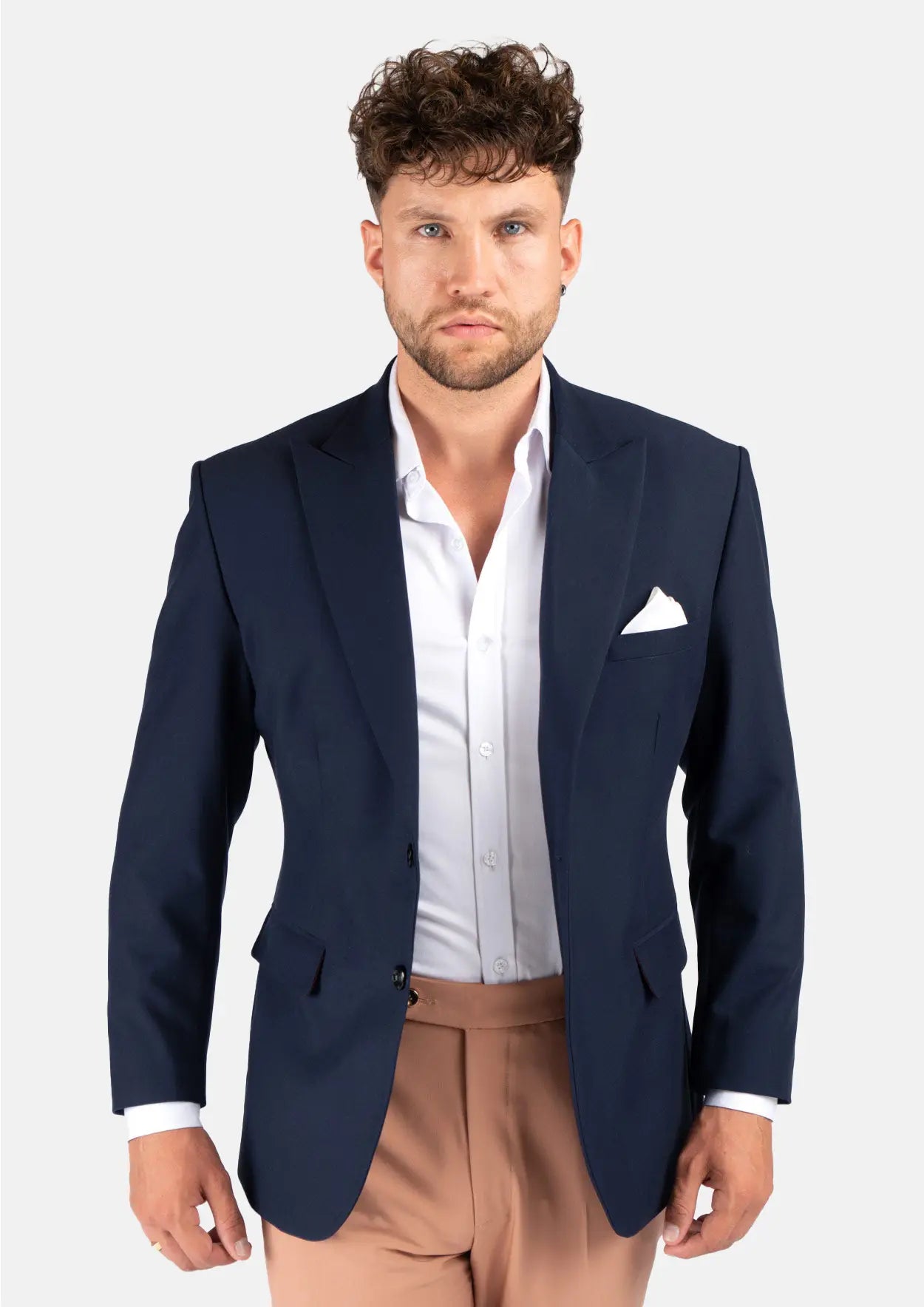 Bryant Navy Blue Stretch Jacket