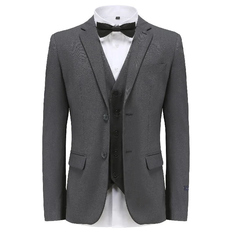 GINO VITALE SUIT/M3OO/CHARCOAL